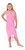 Pink Embroidered Girls Sarong