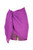 Girls Solid Color Fringeless Half Sarong in Purple-2