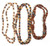 Extra Long Wood Necklace - Assorted