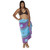 Plus Size Baliku Fringeless Sarong in Blue And Purple