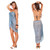 Sheer Cotton Sarong in Blue