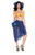 Cotton Sarong in Navy Blue with Free Sarong Bag