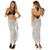 Abstract Sarong in White