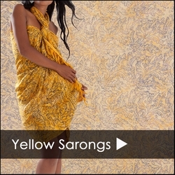 Yellow Sarong Cover Up - Yellow Sarongs From $8.99