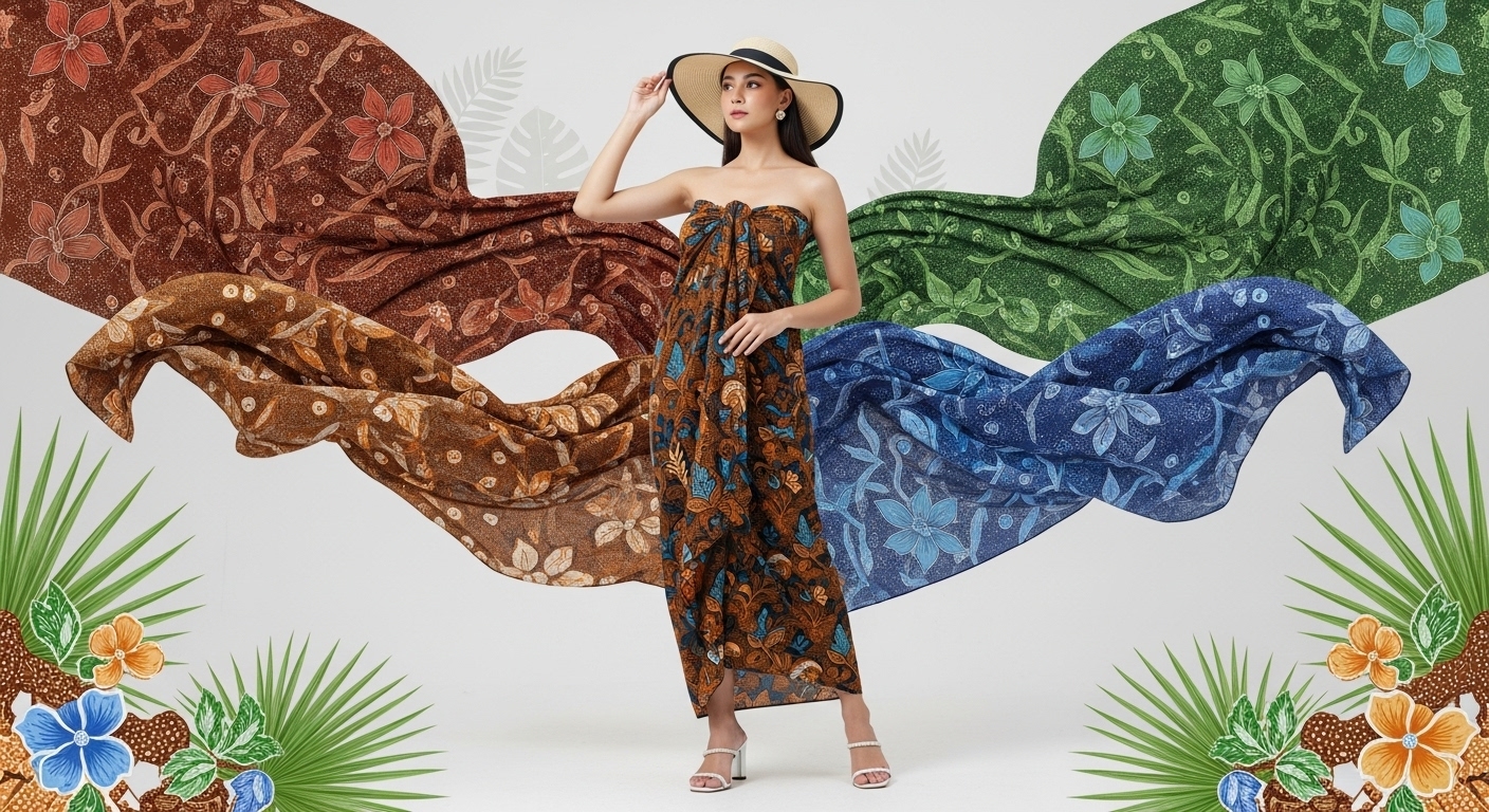 NEW COTTON TRADITIONAL INDONESIAN BATIK STYLE