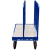 Carro de transporte ajustable de doble cara con laterales