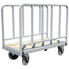 Double Sided Trolley for Hospitals with Adjustable Jailbar Sides