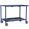Industrial Table Trolley with Aluminium Checker-plate Shelves