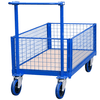 Carro de plataforma  con freno de mano y 4 lados (1500 mm x 750 mm)