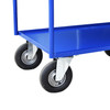 Shelf Trolley with Two Or Three Tiers and Pneumatic Castors