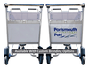 Stainless Steel Passenger Baggage Trolley - Branding Available