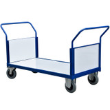 Double Ended Platform Truck with Plastic Ends