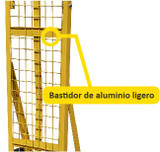 Carretilla de mano con respaldo alto - Carga pesada