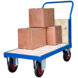 Carro de plataforma con 1 lateral de contrachapada - Carga pesada