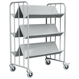 Carrito de libros del hospital