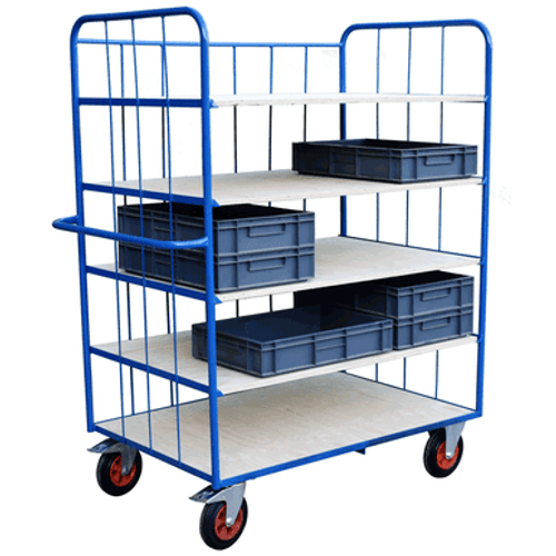 Heavy Duty Distribution Trolley with Load