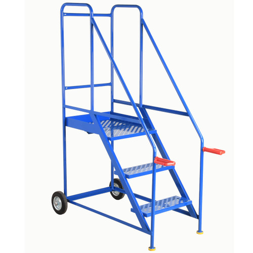 Escaleras con plataforma móvil 4 peldaños  - HIS702