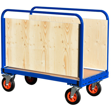 Adjustable Double Sided Trolley w/Boarded Sides