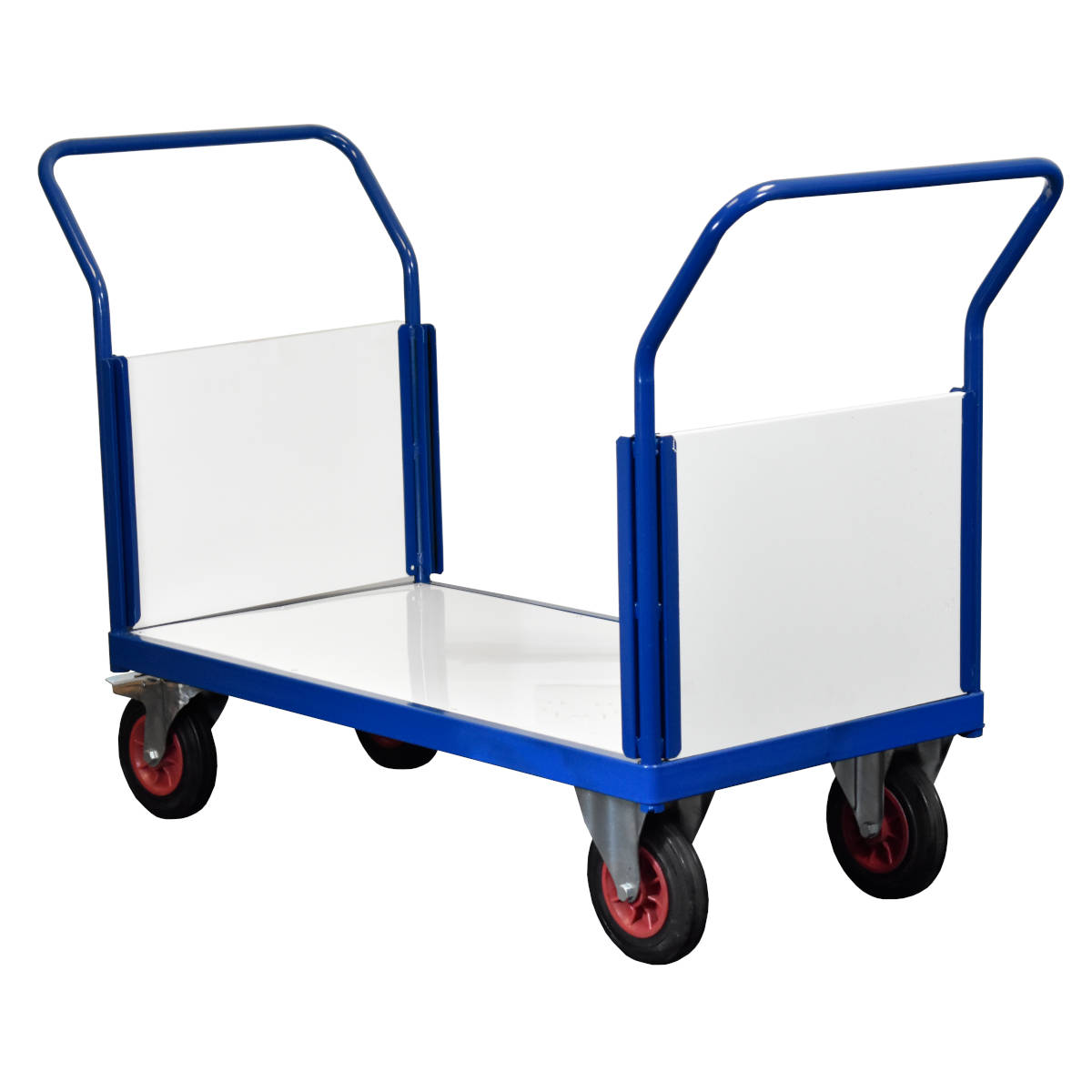 Carro de plataforma con 2 laterales de plástico