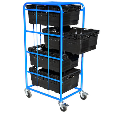 Box Trolley with Euro Stacker Boxes