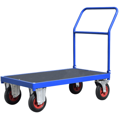 Flatbed Trolley with Recycled Plastic Deck (1)