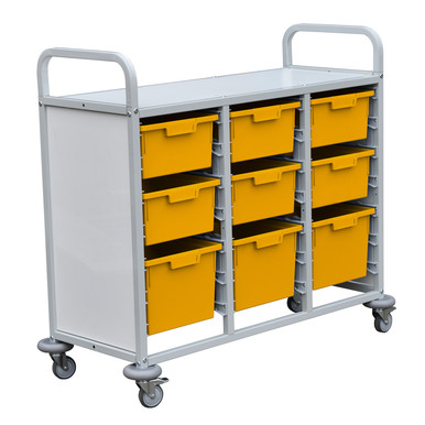 EDUK8 Classroom Storage Trolley - Yellow