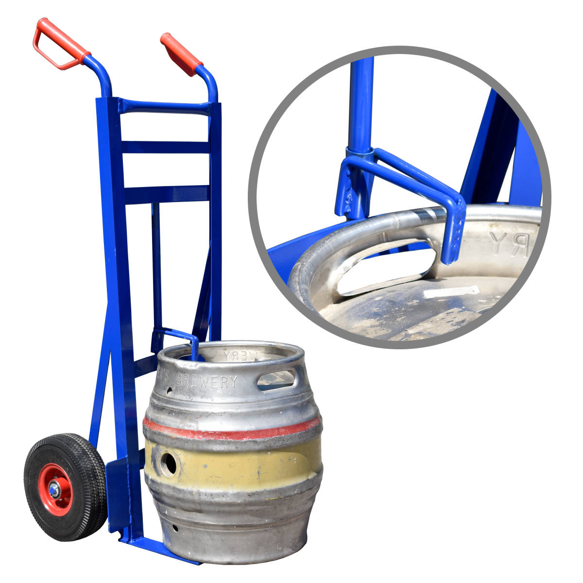 Carro para barriles de cerveza de alta resistencia Carro para barriles de cerveza de alta resistencia