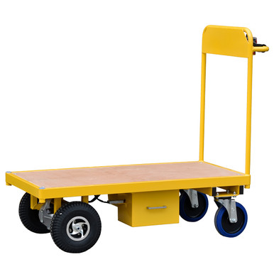Electric Powered Flatbed Trolley (Side)
