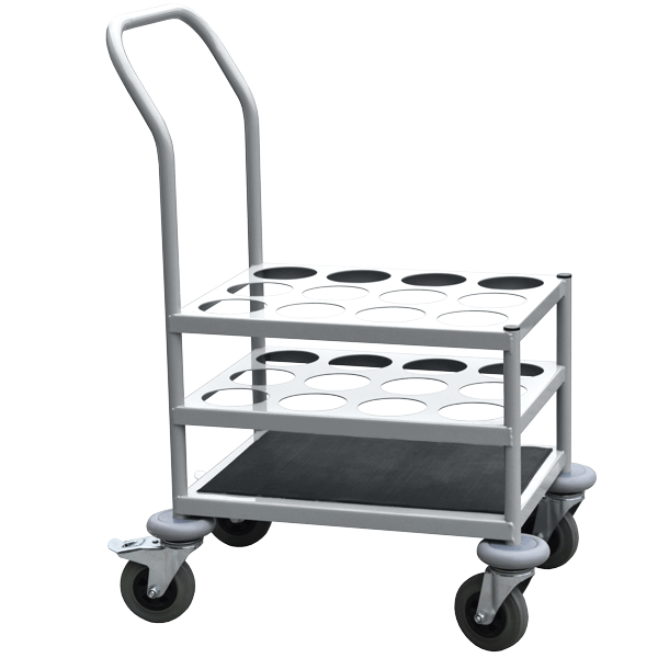 carro para cilindros de oxígeno