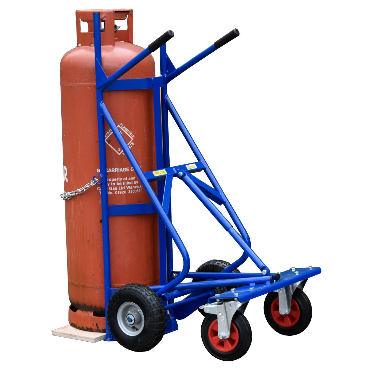 Carro para transporte de oxígeno y gas.