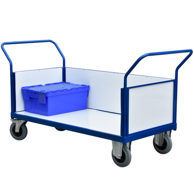 Platform Truck With 3 Plastic Sides