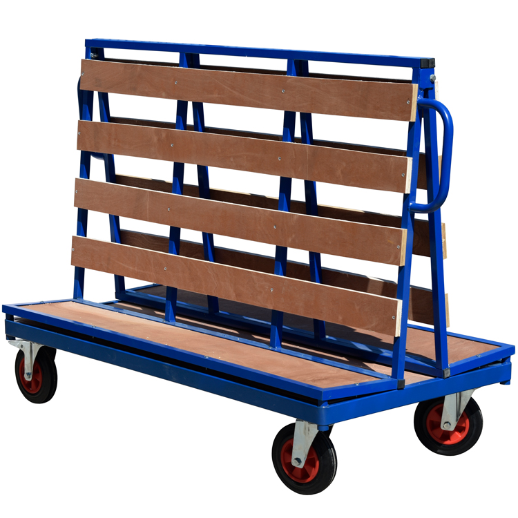 Double sided window panel trolley for moving sheet products