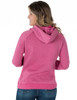 Fierce Print Junior Fit Hooded Sweatshirt (Fuchsia)