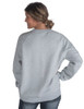 Love Never Gives Up Ladies Fit Crew Neck Sweatshirt (Ash)