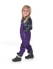 Girls WHPH Bib Overall Tuck-in Purple