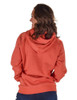 Be Strong, Be Humble, Be a Bad A$$ Black Print JUNIOR Hooded Sweatshirt (Tangerine)