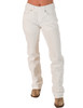 Pull-On White Bootcut
