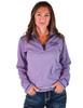 Lavendar Fleece Stretch 1/4 Cadet Zip