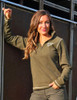 1/4 Zip Cadet (Olive Green Heavy Weight Medium Stretch)