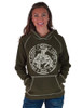 Hoodie (Olive Green Fleece Heavy Weight Medium Stretch)