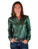 Pullover Button Up (Jade Shimmer Medium Weight and Medium Stretch)