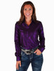 Pullover Button Up (Grape Shimmer Medium Weight and Medium Stretch)