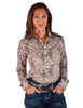 Pullover Button Up (Brown and Cream Medium Weight and Medium Stretch)