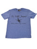 Men's Roper Print on Heather Blue T-Shirt