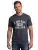 Men's BTuff Athletic Print on Heather Navy T-Shirt