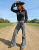 Gray Leopard Trousers