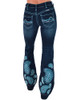 Turquoise Paisley Bling Trouser
