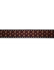 Studded Chocolate Brown Leather Belt