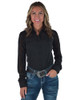 Black Breathe with black lace pullover button up Lightweight Medium Stretch