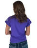 Purple Short Sleeve Cooling Breathe Tee Lightweight High Stretch